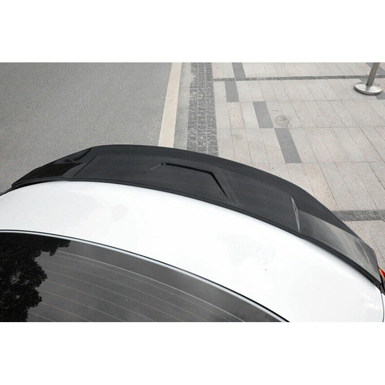 for Hyundai Sonata 2020-2023 Carbon Fiber Rear Boot Spoiler Wing Flap Blade trim