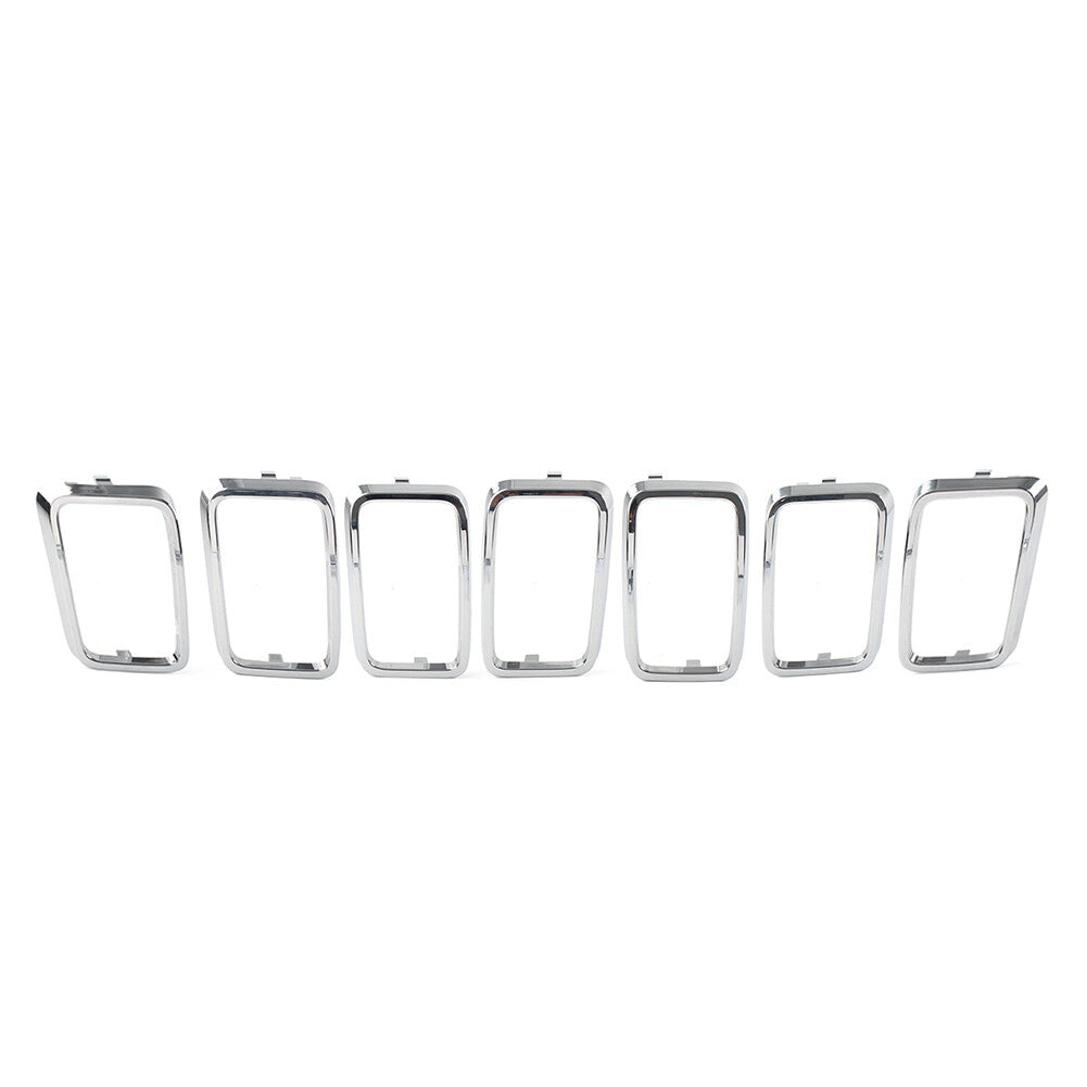 Front Grille Cover Ring setzt Rahmen Trim Kit f¨¹r for Jeep Grand Cherokee 2017-2021
