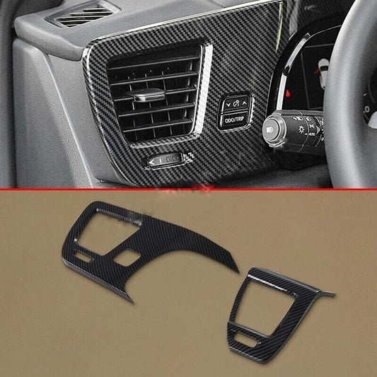 for Lexus NX250 350 350h 450h+ 2022-2023 Carbon Fiber Front AC Vent Cover Trims