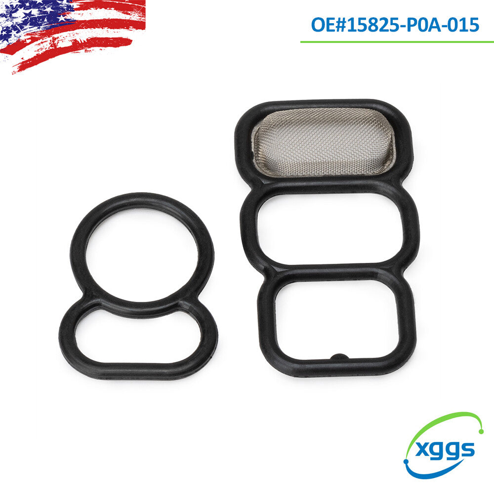 2X 36172-P0A-005 for Honda Accord Spool Valve VTEC Solenoid Gasket 15825-P0A-015