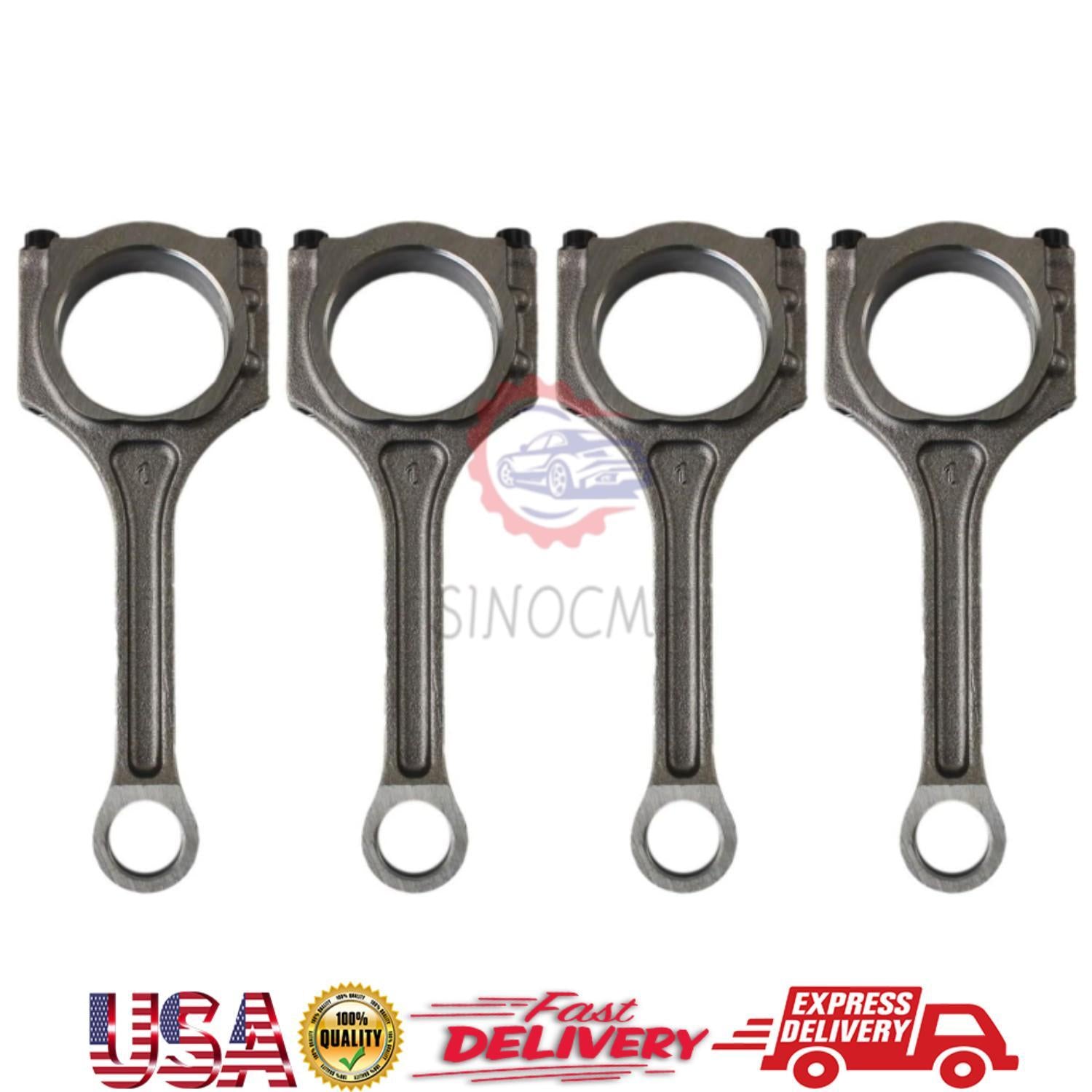 4X Connecting Rods for Hyundai for Tucson for Kia Forte 2.0L 23510-25030 2010-2013 NEW