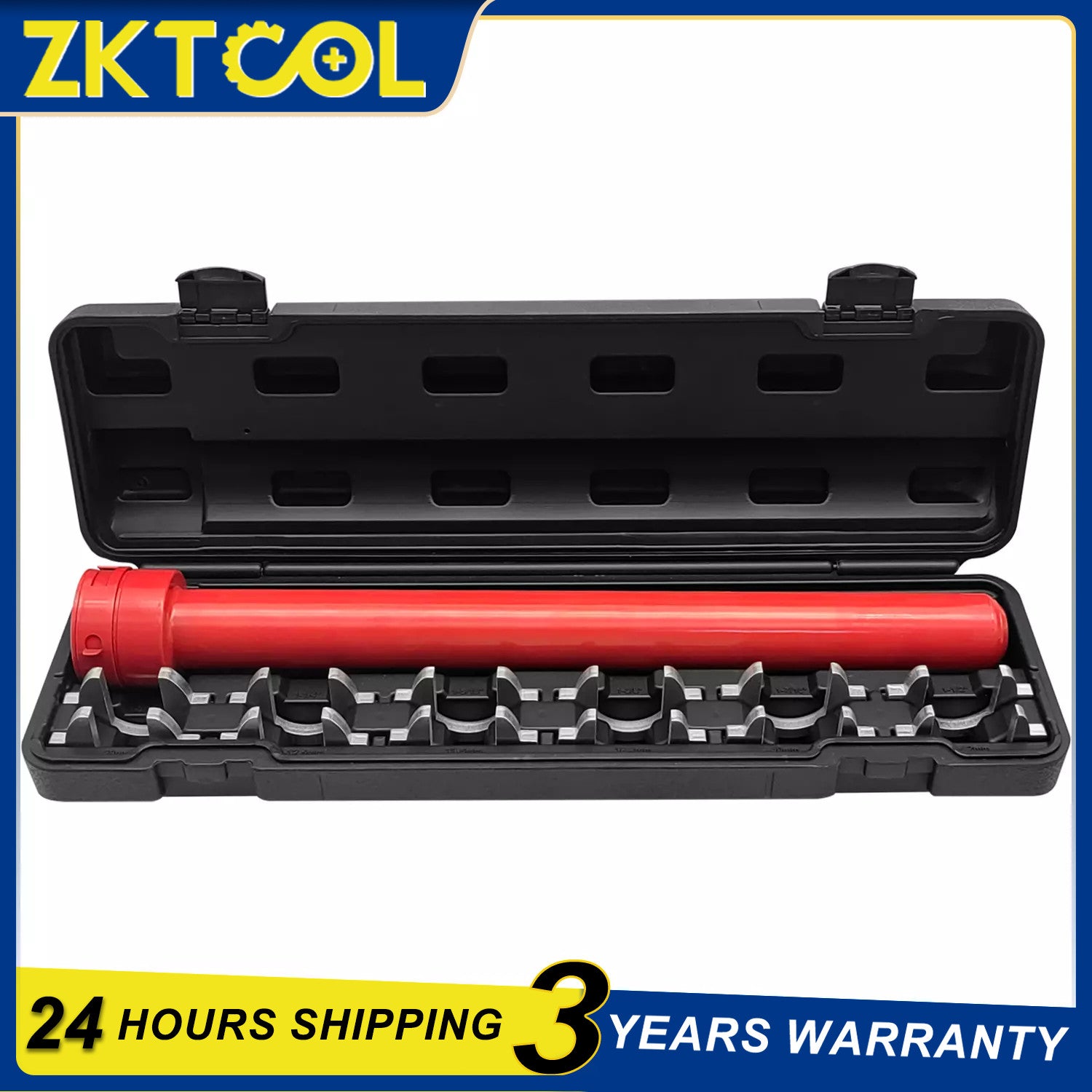 Master Inner Tie Rod Tool Set with 12 Crowfoot Adapters 1/2 Inch Drive Tube