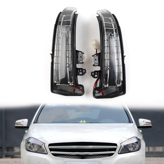 Sequential LED Rearview Mirror Indicator Turn Signal Light for Mercedes-Benz 2x