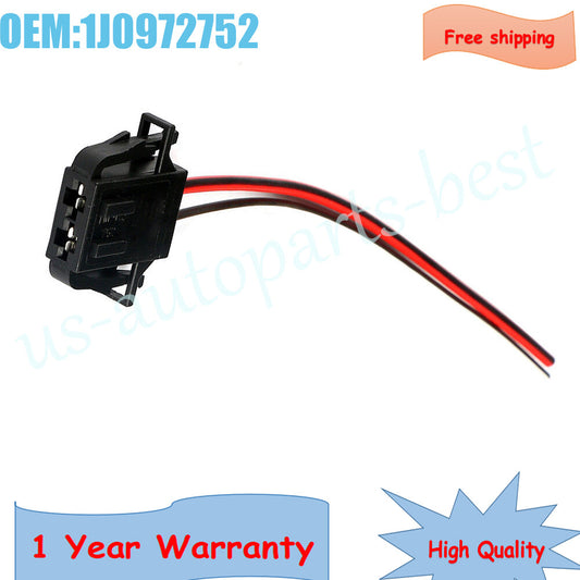 Blower Fan Motor Pigtail Plug for VW for Jetta for Golf GTI Beetle Mk4 for Audi TT 1J097275