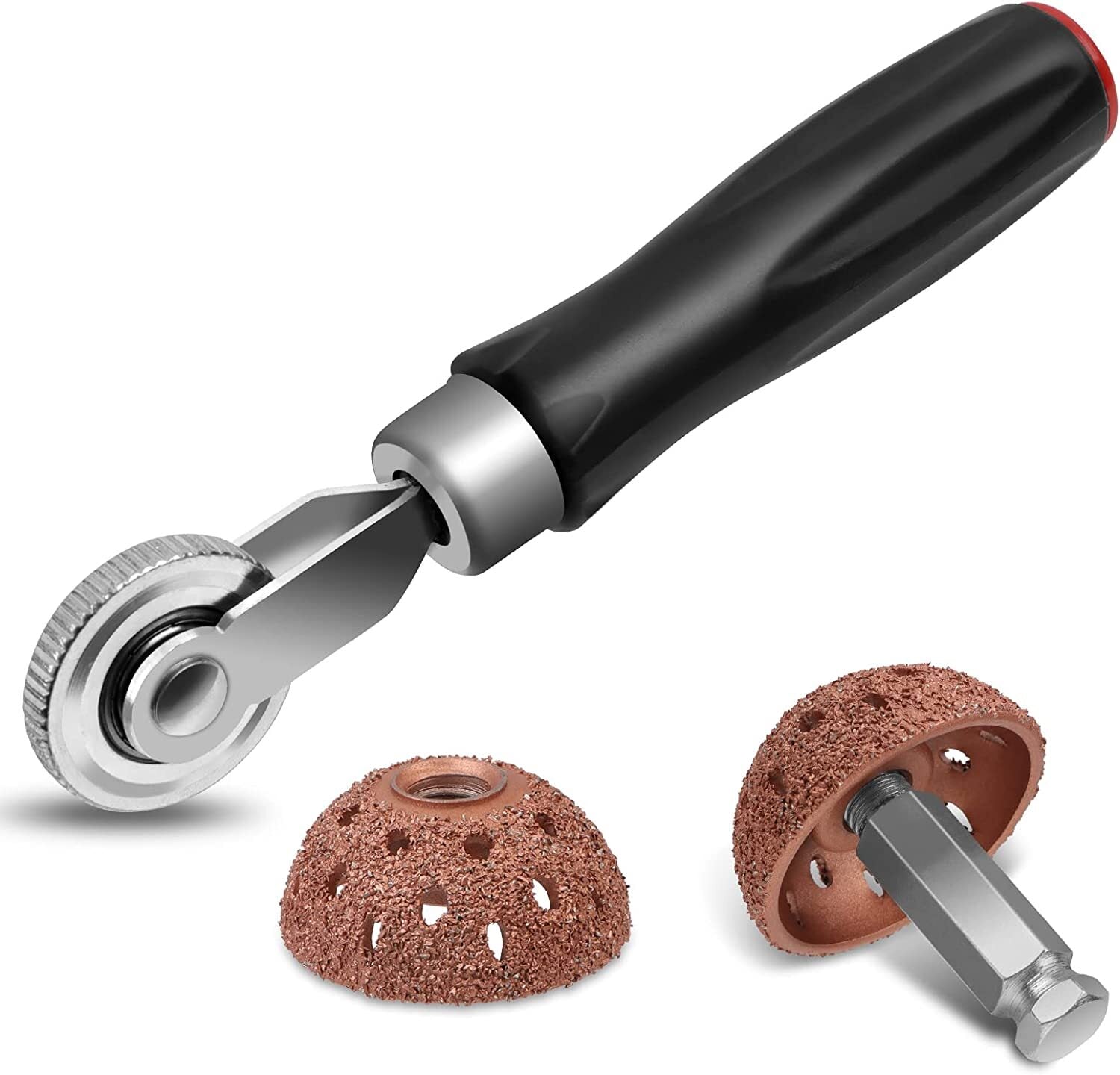 Tire patching rollers and tungsten buffer wheel tire repair patch tire roller tools