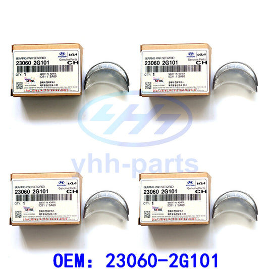 8Pcs Rod Bearing for Genesis Santa Fe Sonata Forte Optima Sorento 2.0/2.4 230602G101