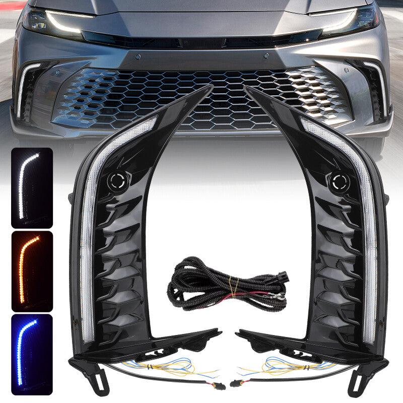 2x LED DRL Daytime Running Light Turn Signal Lamp for Toyota for Camry SE XSE 2025