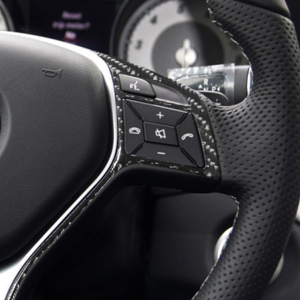 Steering Wheel Button Trim Cover A for Mercedes Benz CLA 2014-2018/GLA 2015-2018