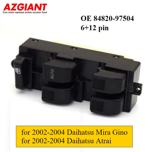 Applicable to 2002-04 for Daihatsu for Mira Gino/Atrai power window switch, front right drive side.