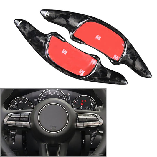 Carbon Fiber Steering Wheel Shift Paddle for Mazda CX-30 20-21 for Mazda 3 19-21