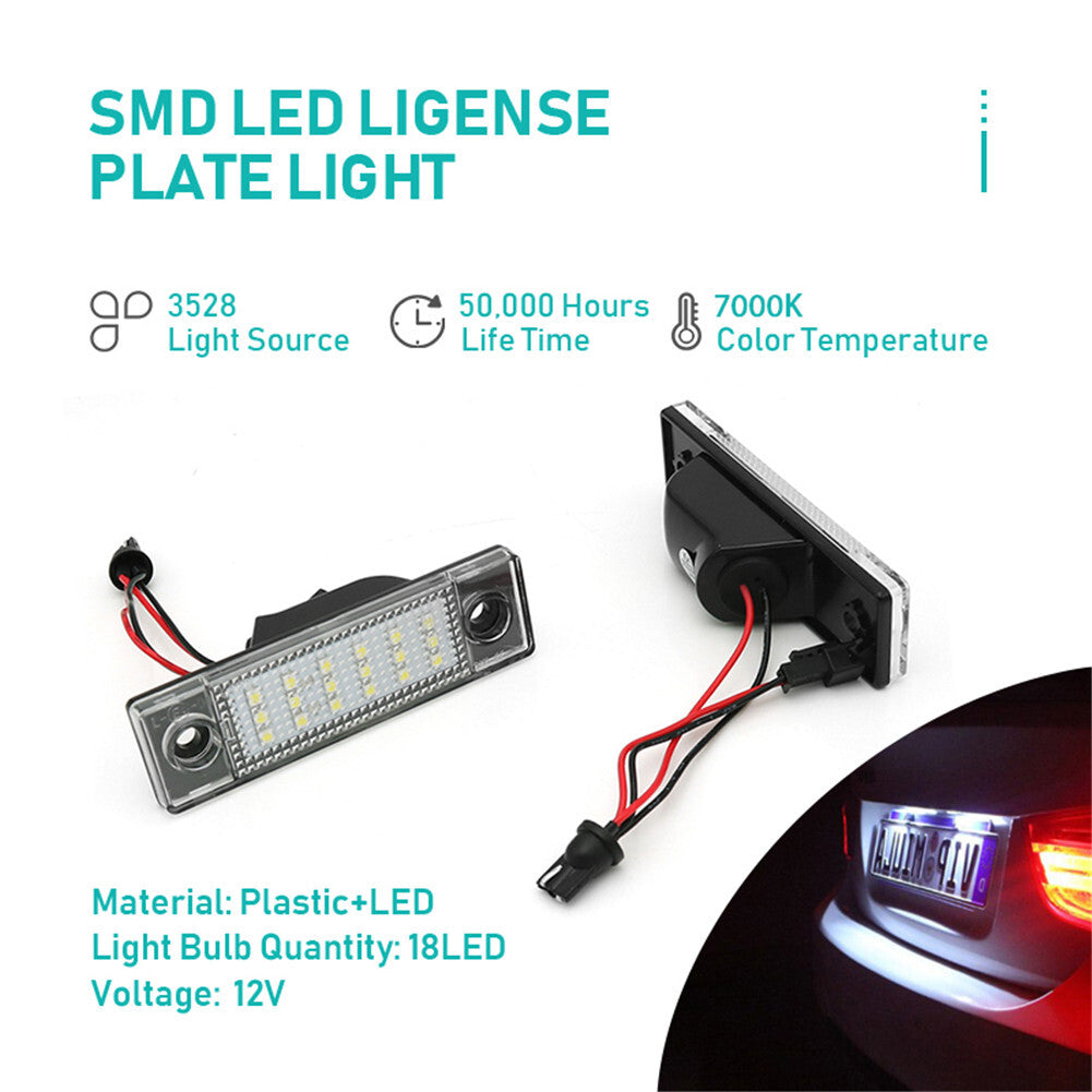 2X Rear LED Number License Plate Lights Lamps for Chevrolet for Cruze 2010-2015 12V