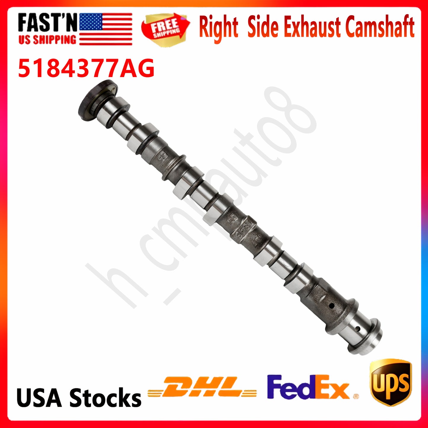 Right Side Exhaust Camshaft For 2011-18 for Dodge for Ram for Chrysler for Jeep 3.6L 5184377AG
