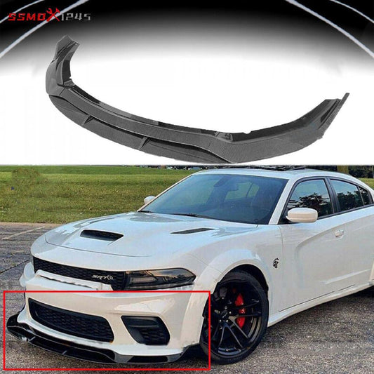 Carbon Fiber for Dodge Charger SRT Hellcat Scat Widebody 20-22 Front Bumper Lip