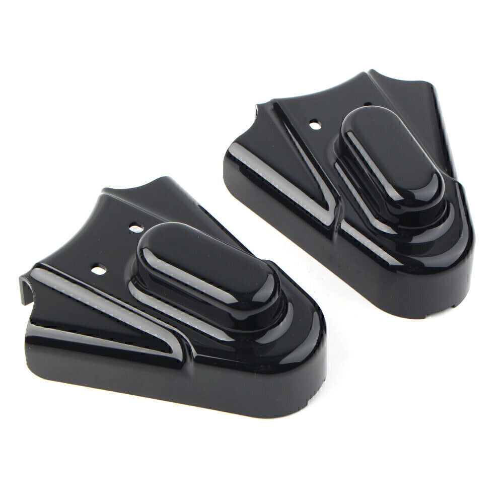 Black Rear Swingarm Axle Cover Cap Fit for Harley Heritage Softail FLST 1986-2007