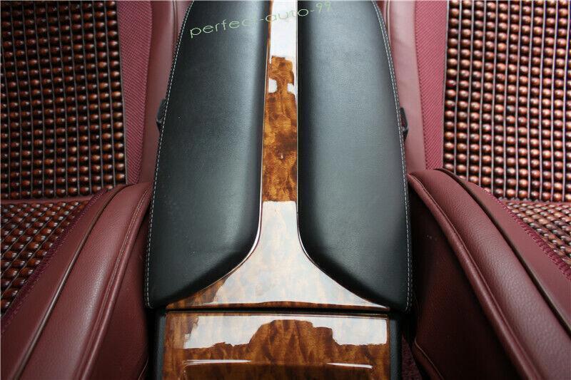 for Nissan Murano 15-24 Agate Wood Grain Handbox Center Water Cup Cover Trim 2P