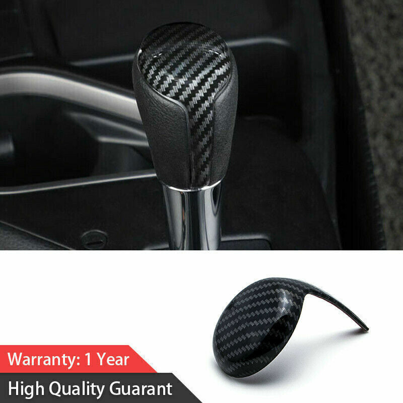 for Toyota for Corolla 2014-2018 Carbon Fiber Central Console Gear Shift Knob Trim