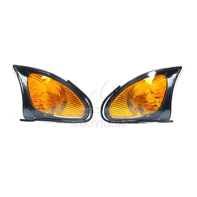 Pair for BMW E46 4D/5D Sedan 325i 2002-2005 Turn Signal Lamp Yellow Corner Light