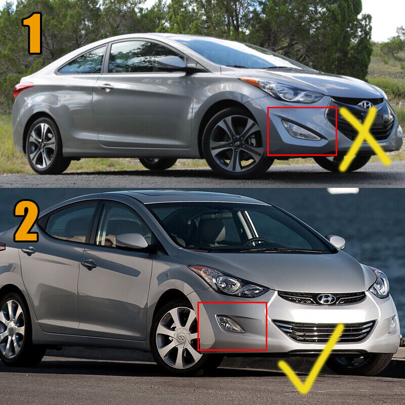 Left Front Bumper Fog Lights Lamp for Hyundai for Elantra 2011 2012 2013