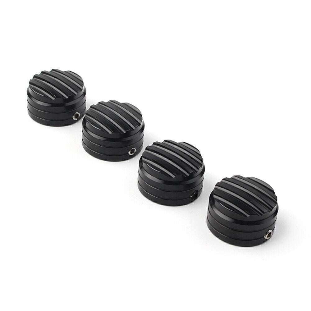 For Thruxton 1200 2016-19 2018 17 4pcs Black Billet Machined Head Bolt Cover Cap