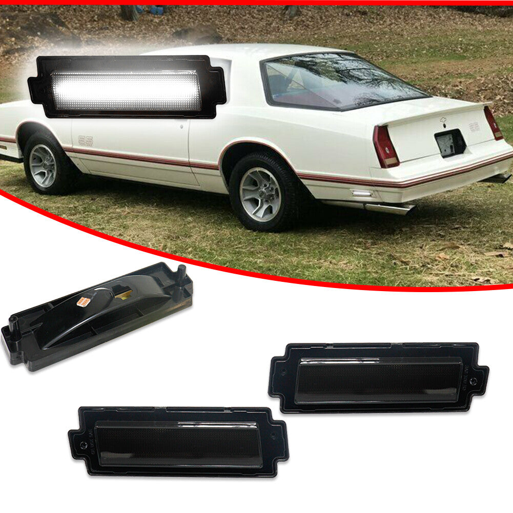 White LED rear marker lights applicable to 1981-1988 for Chevrolet Monte Carlo SS