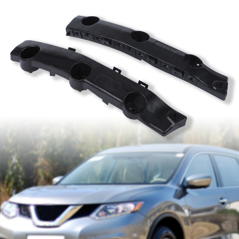 Front Bumper Support Retainer Brackets 2pcs Fits for Nissan Rogue SUV 2014-2019