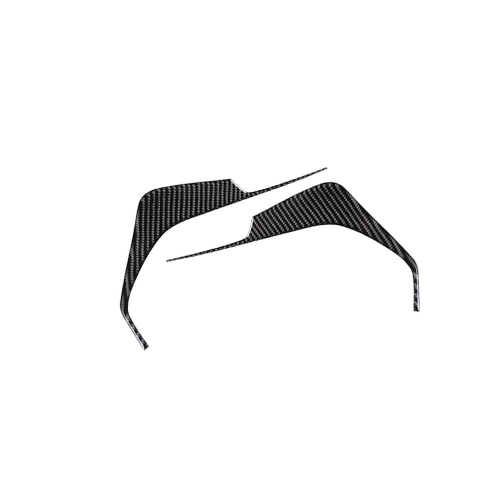 2Pcs Carbon Fiber Interior Dashboard Strip Cover Trim for Honda CR-V 2017-2021
