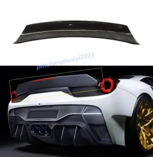 for Ferrari 458 Italian Spider 2010 - 15 Carbon Fiber Rear Fork Spoon Wings