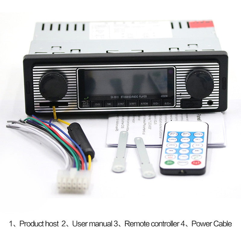 Car In-Dash Radio Player Wireless Bluetooth Stereo MP3 Audio Player 1DIN USB SD