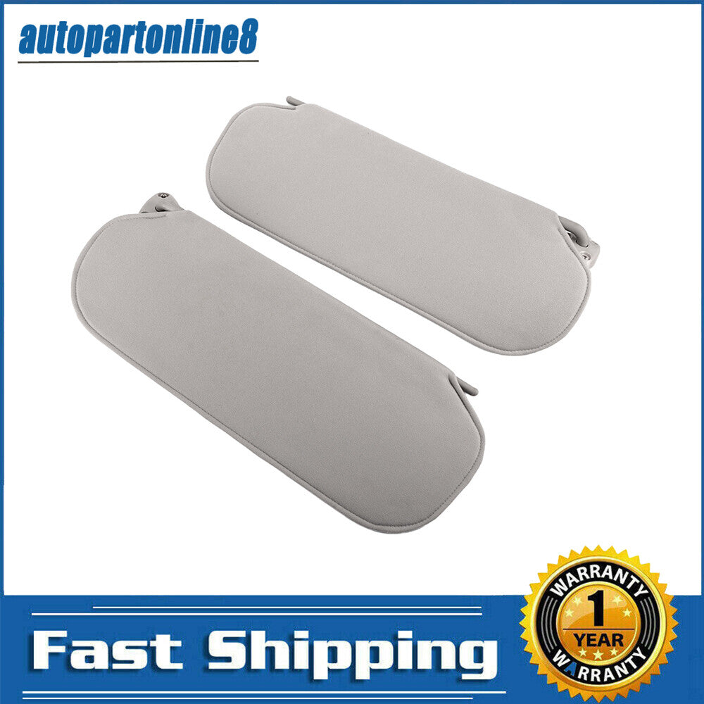 2X Left Right Sun Visor w/o Light 84054688 for Chevrolet Express 1500 2500 3500