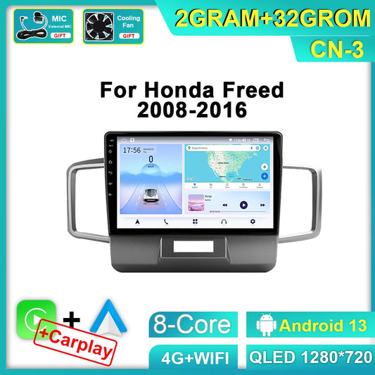 for HONDA Freed 1 Spike 2008-2016 Car Radio CarPlay GPS Android Stereo Player