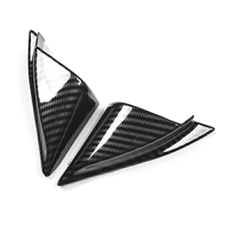 for Mazda CX-5 2017-2024 Carbon Fiber A Pillar Post Front Triangle Cover Trim 2X