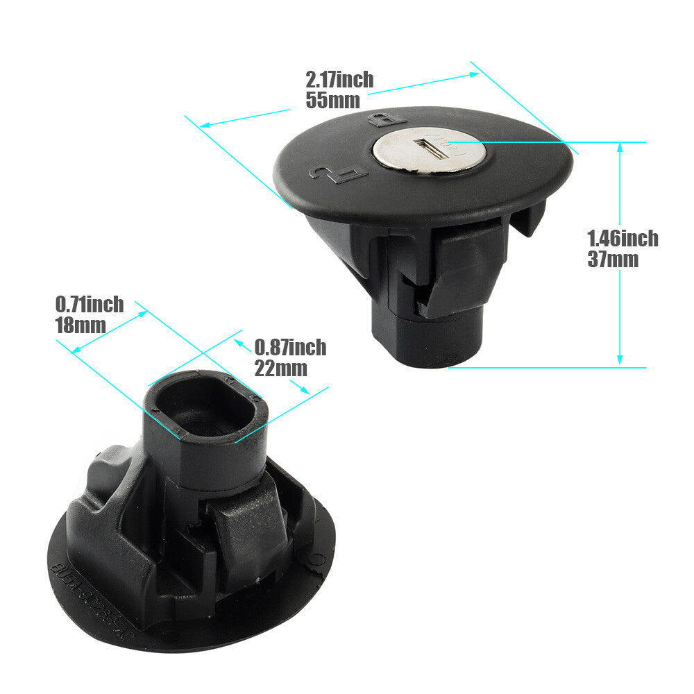 for Ford Expedition Fiesta Explorer Flex Focus 2010-17 Locking Fuel Tank Gas Cap