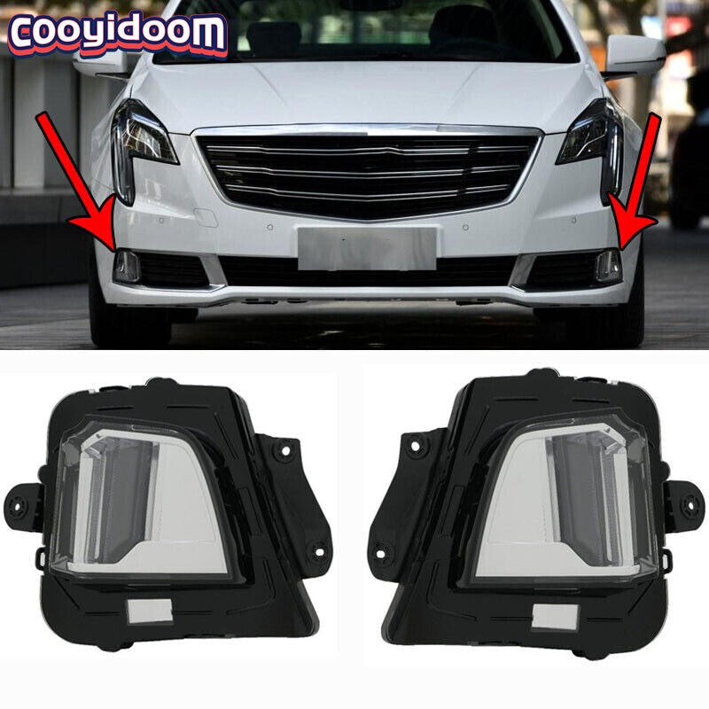 for Cadillac XTS 2018 2019 Daytime Running Light Driver and Passenger Side