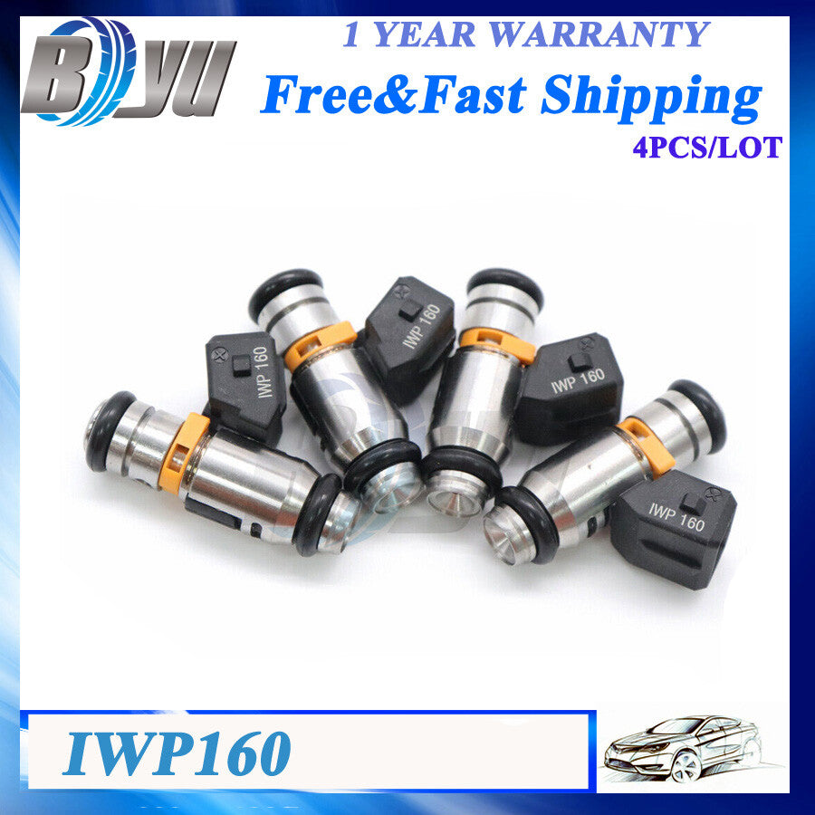 New 4pcs Fuel Injector IWP160 for Fiat 500 77363790 71792994 71724545 75112160