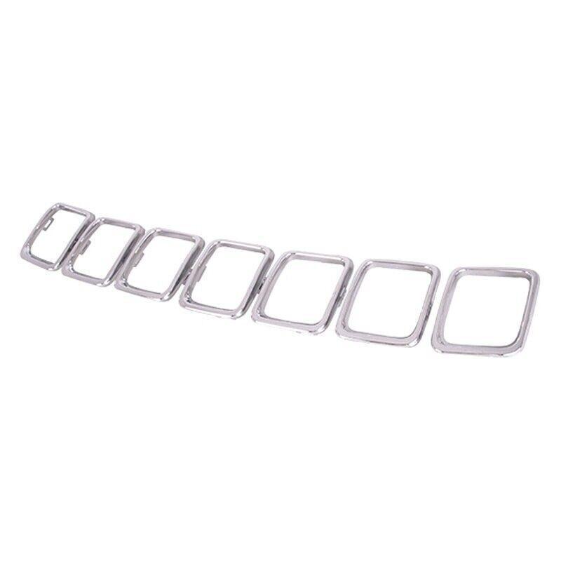 7-piece chrome-plated mesh forming kit for Jeep compasses 17-21 68351457AA