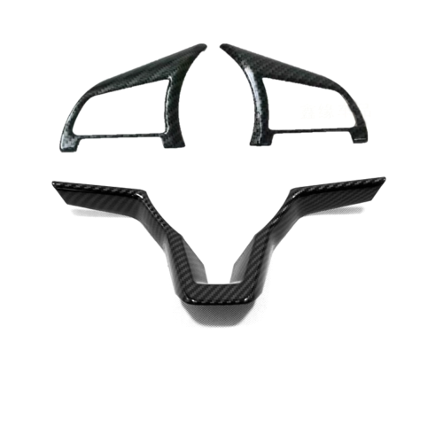 Carbon Fiber ABS Inner Steering Wheel Trim 3X for Nissan Sentra 2020-2022 2023