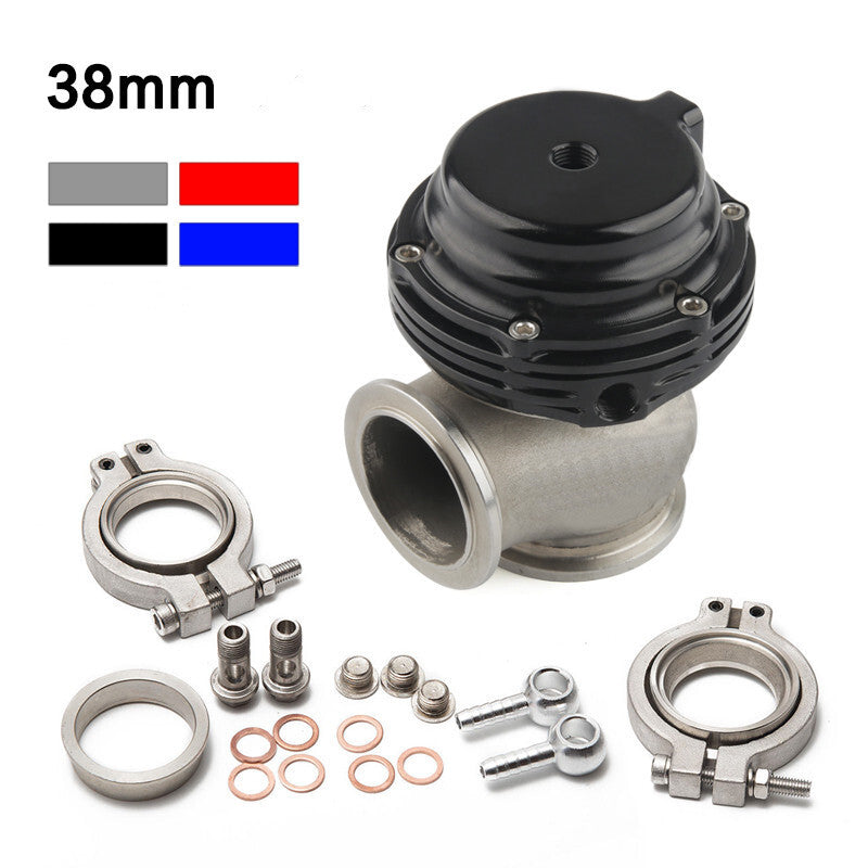 Universal 38mm External Turbo Wastegate V-Band Flanged Turbo Waste Gate MVS