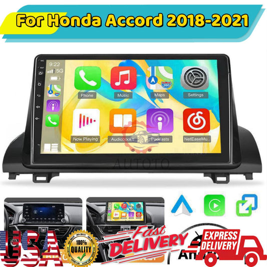 10.1 2+32G Android CarPlay Stereo Radio Navi Suitable for Honda Accord X Black