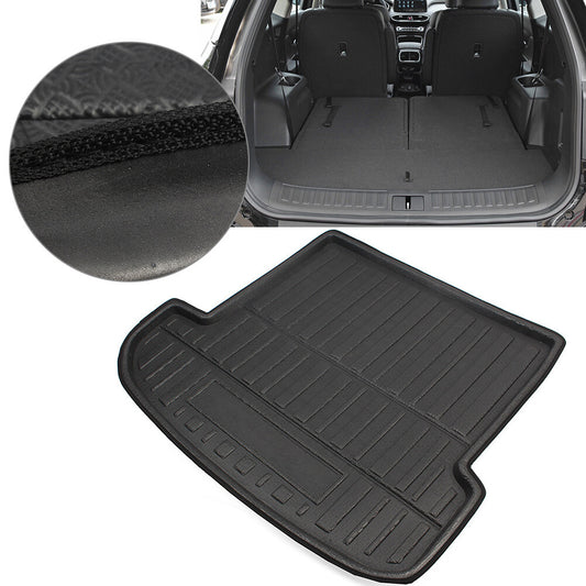Rear Trunk Tray Cargo Boot Liner Mat for Hyundai Santa Fe 5 Seats 7 Seats 19-21