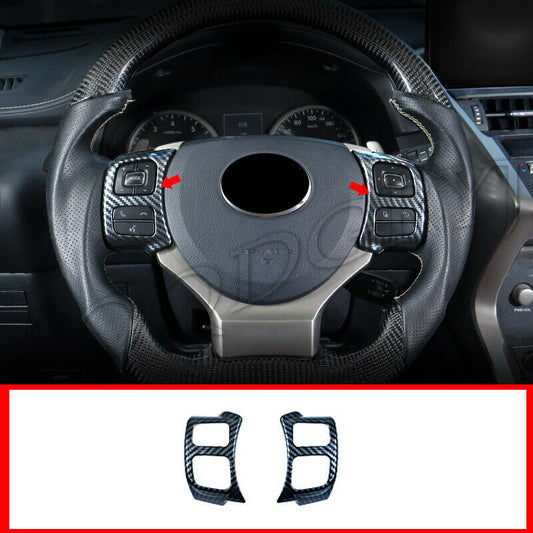 Carbon Look Steering Wheel Moulding Cover Trim for LEXUS NX200T 300H 300 15-2021