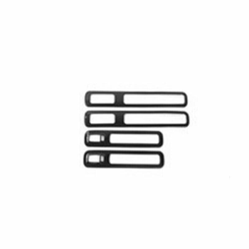 Rear Air Outlet Vent Frame Trim 4PCS for Nissan Armada Y62 2017-20 Carbon Fiber