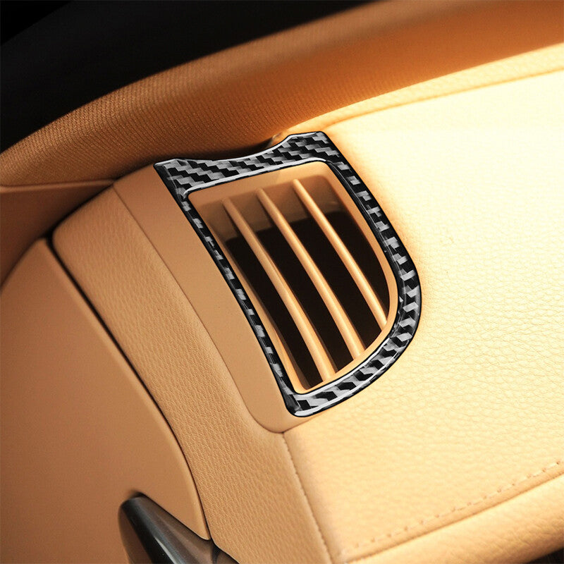 Carbon fiber vent socket cover trim for Porsche for Panamera 2010 - 2016