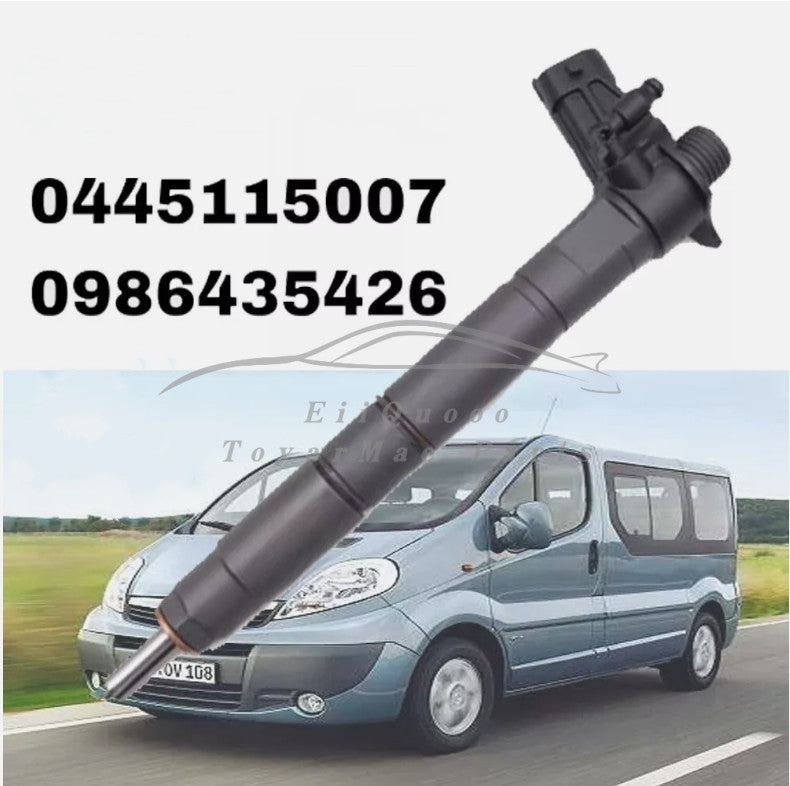 0445115007 0986435350 FUEL INJECTOR for VAUXHALL VIVARO for RENAULT for Nissan PRIMASTAR