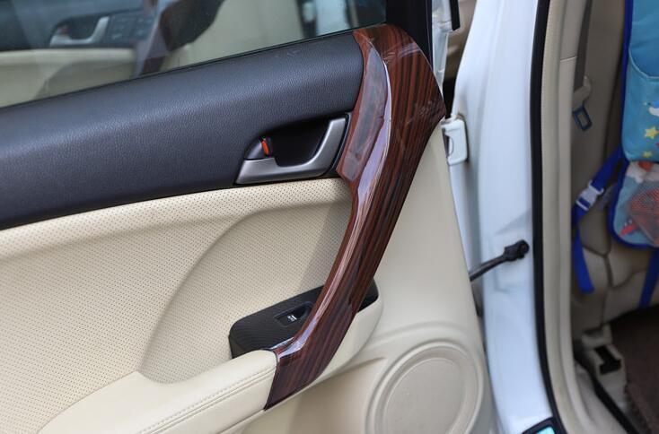 Peach Wood Grain Interior Full Set Decor Trim Panel Cover for Acura TSX 2009-14