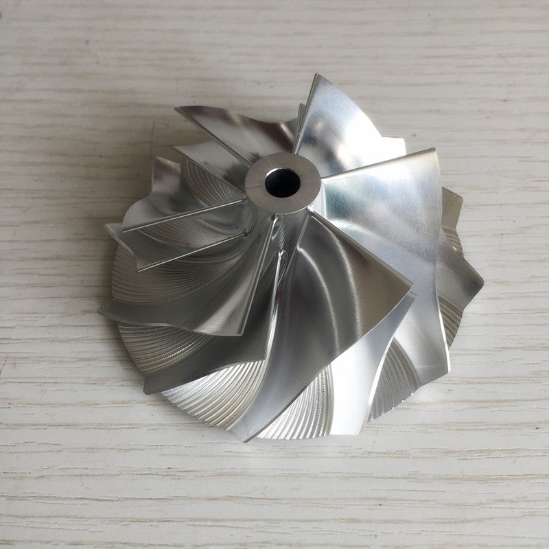 TD05H 20G upgrade/ 25G reverse 60.50/78.00mm 6+6 blades billet compressor wheel