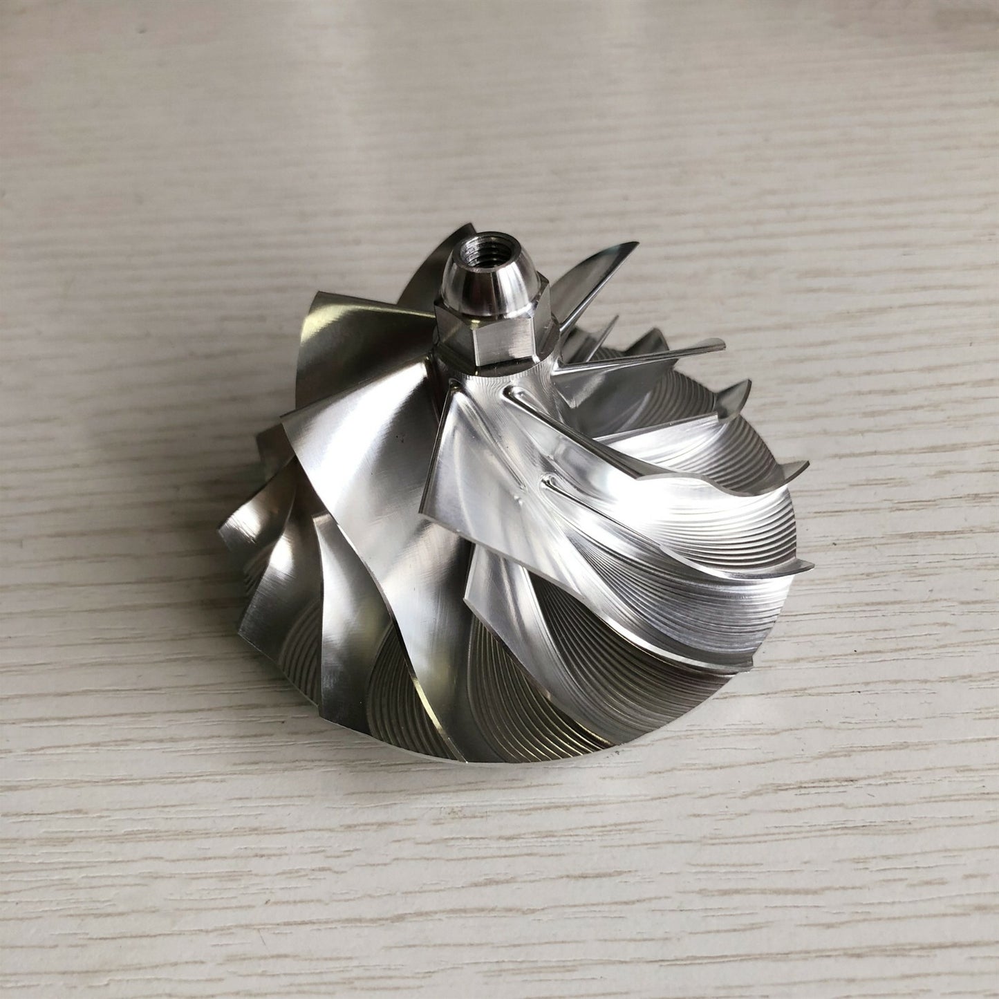 T04E 7+7 Blade 53.87/76.07 mm 448048-0004 Performance Billet Compressor Wheel