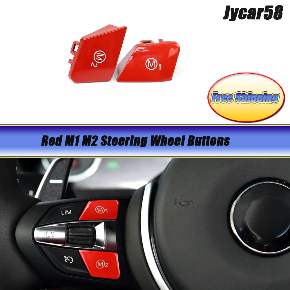 Car Steering Wheel M1 M2 Mode Button for BMW M3 M4 M5 M6 X5M X6M F10 F15 F16 F30