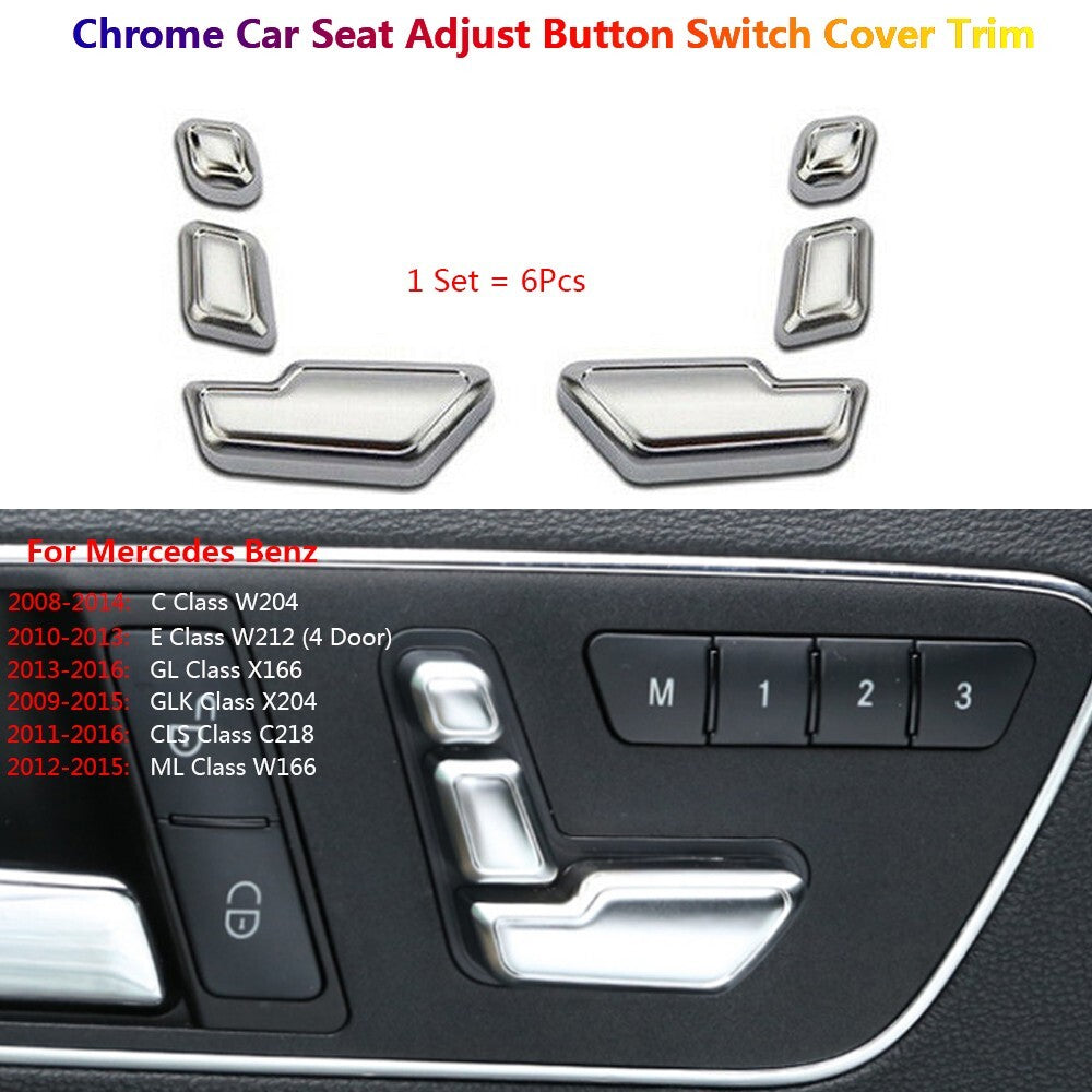 for Mercedes-Benz W212 W204 W166 CLS C218 X166 X204 Door for Seat Switch Cover Trims