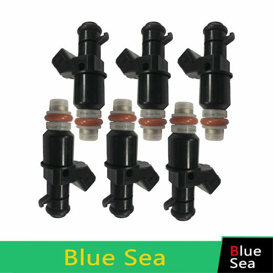 6X Fuel injector 16450-RCA-A01 FOR 03-2015 for HONDA for ACURA 3.0L 3.2L 3.5L V6 CODE W