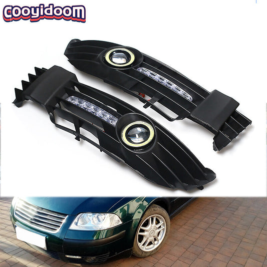 1. Dual daytime running lights and front fog lights are suitable for Volkswagen for Passat B5 (B5.5, 2000-2005).